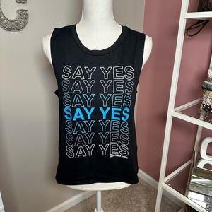 Burn Boot Camp 'Say Yes' Muscle Tee